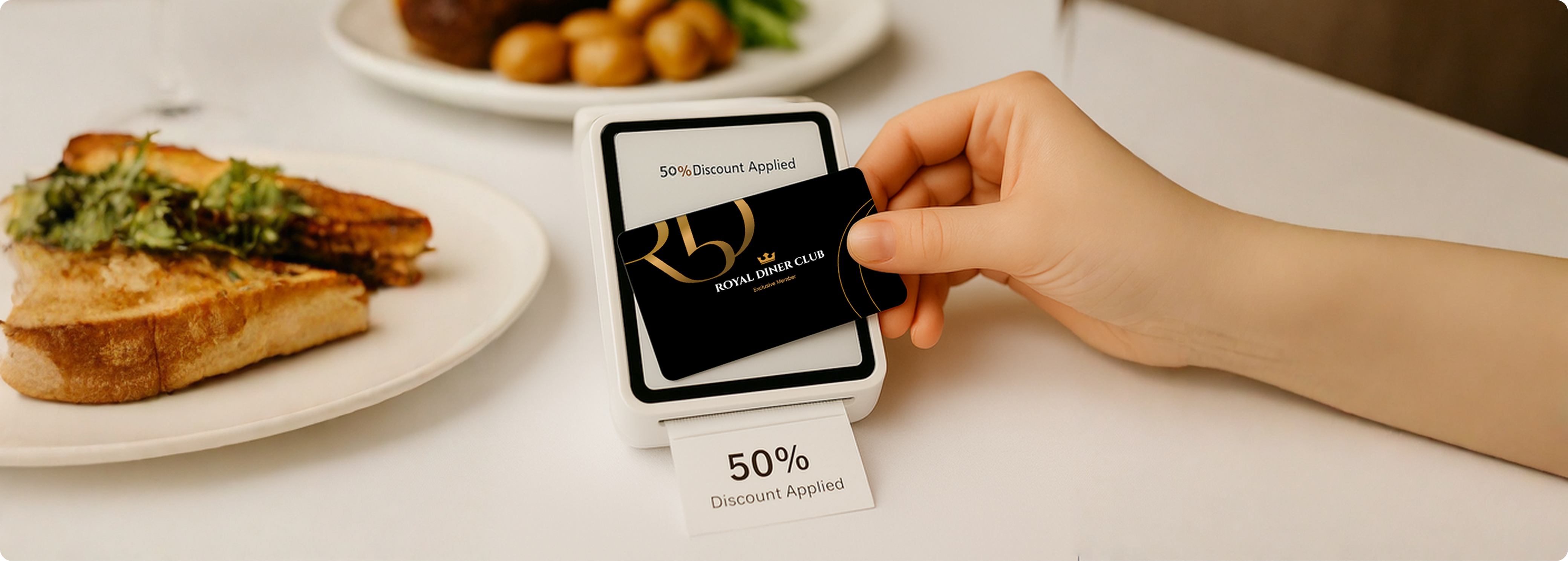 Chef plated gourmet toast with greens